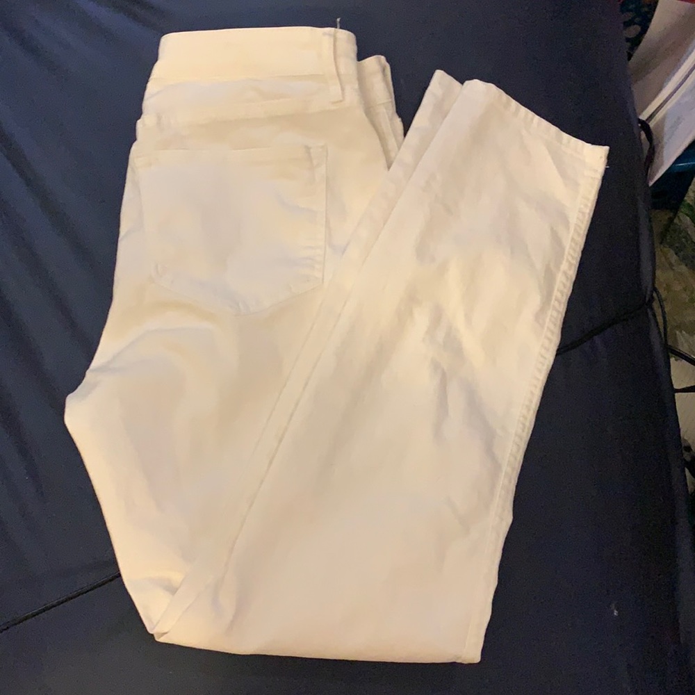 H&M white skinny jeans